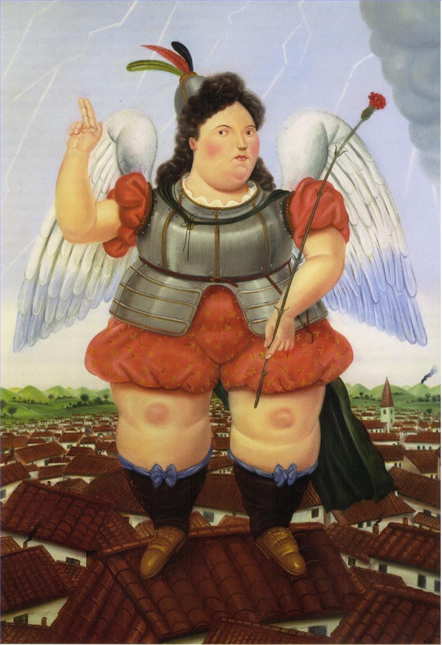 Erzengel Fernando Botero Ölgemälde